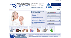 Desktop Screenshot of kinggeorgesurgery.co.uk
